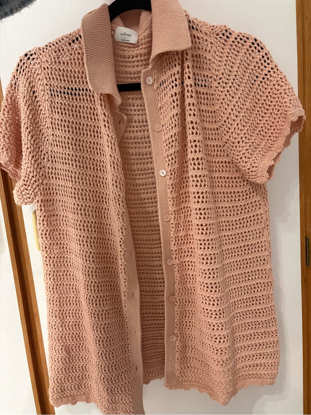 Aritzia Wilfred Crochet Cover Up - Picture 3 of 5